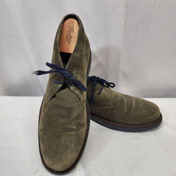 Donald Pliner Men\'s 9.5 Levi Green Suede Calf Oxford Shoe Chukka Boot main image 6